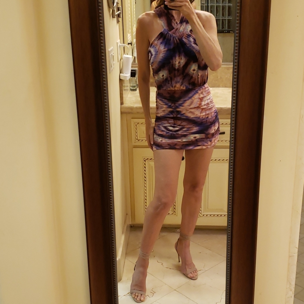 Young Fabulous & Broke tye-dye mini dress, XS - Picture 9 of 16